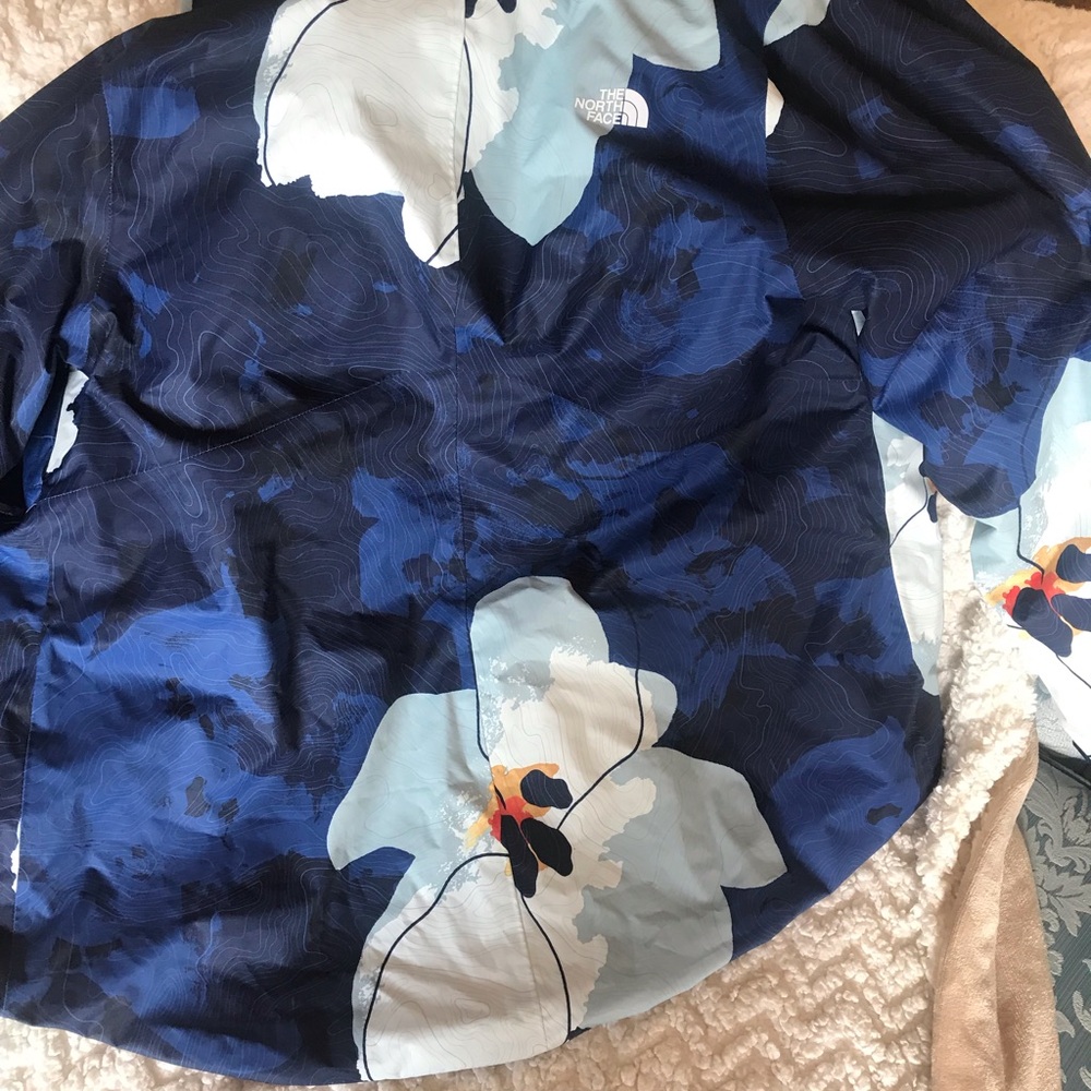 The North Face Blue Floral Ski Jacket